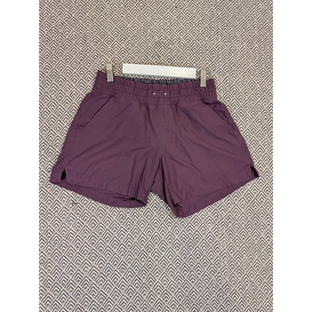 MEC Womens Hiking Shorts Size 4 Plum Purple Outdoor Trail Gorpcore